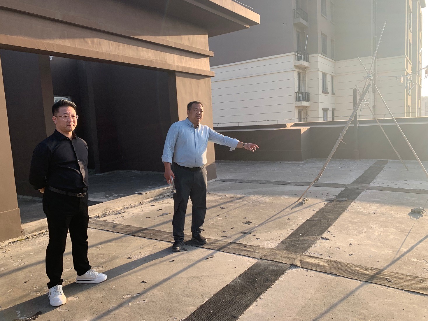 石榴玉兰华府人才公寓国庆节前安全检查